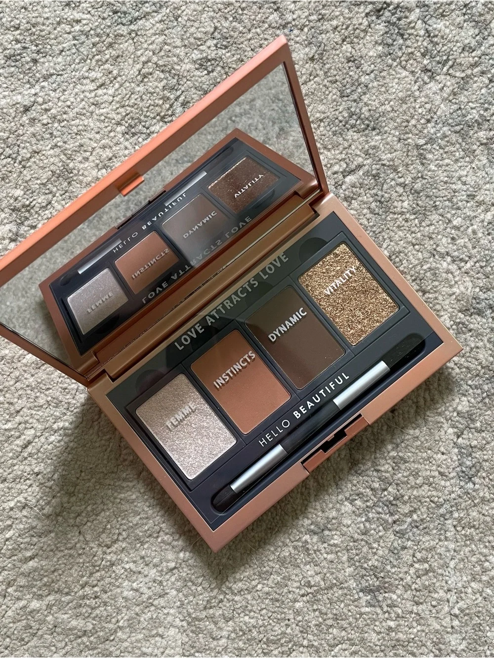 Chella Eyeshadow Palette - Warm Peach Pink
